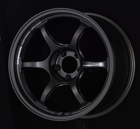 Advan RG-D2 18x8.5 +50 5x114.3 Semi Gloss Black Wheel