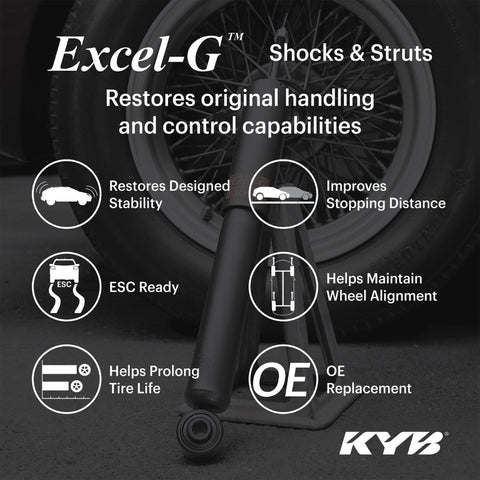 KYB Shocks & Struts Excel-G Rear BMW 318 Series 1992-98 BMW 323 Series 1998-00 BMW 325Ci 2001-06 BMW