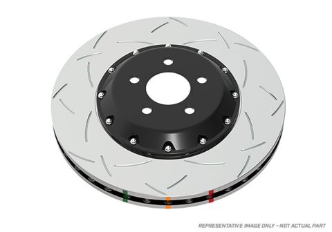 DBA 04-09 Cadillac XLR Front 5000 Series 2-Piece Slotted Rotor w/Black Hat