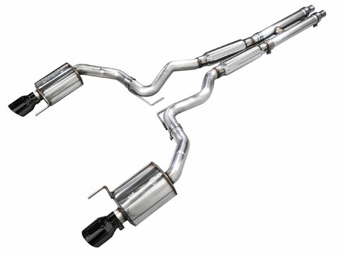AWE Tuning 2024 Ford Mustang GT Fastback S650 RWD Touring Catback Exhaust w/ Dual Diamond Black Tips