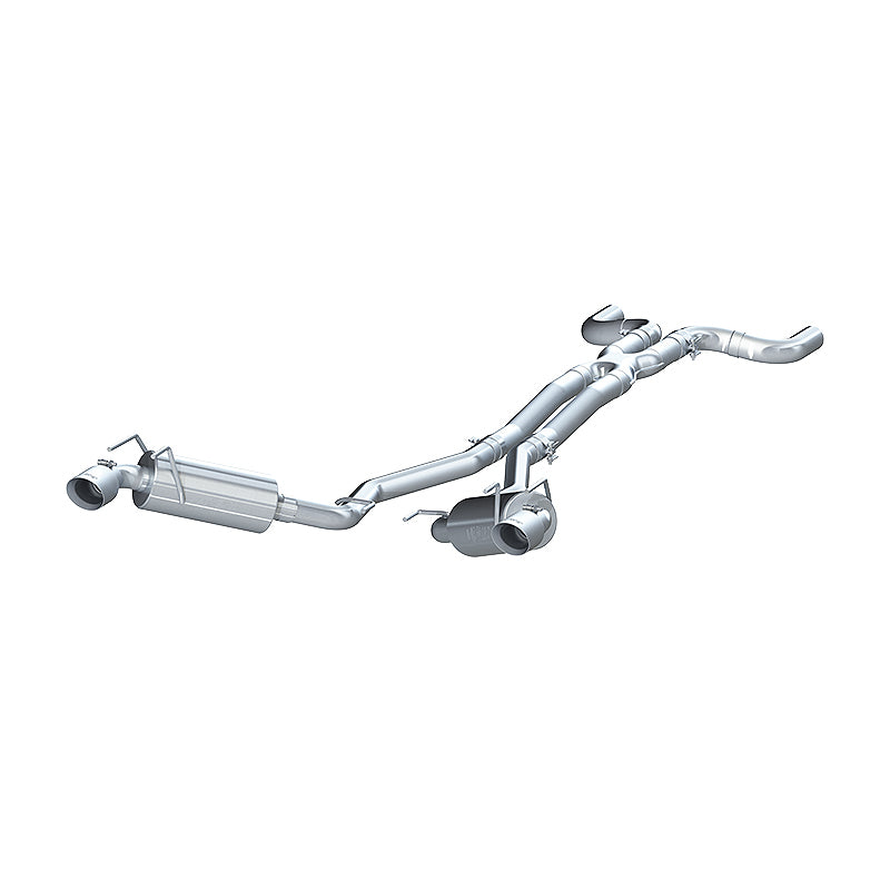 MBRP 2010 Chev Camaro V6 3.6L Dual Cat Back Round Tips  (11 Conv. MUST purchase mbrpAD1710)