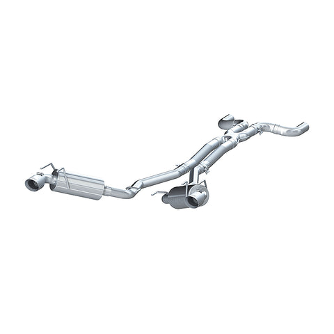 MBRP 2010 Chev Camaro V6 3.6L Dual Cat Back Round Tips  (11 Conv. MUST purchase mbrpAD1710)