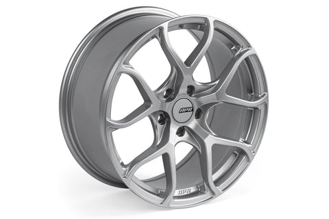 APR A01 Flow Formed - 18x8.5 - 5x112 - ET45 - 66.5mm Center Bore - Hyper Silver Wheel