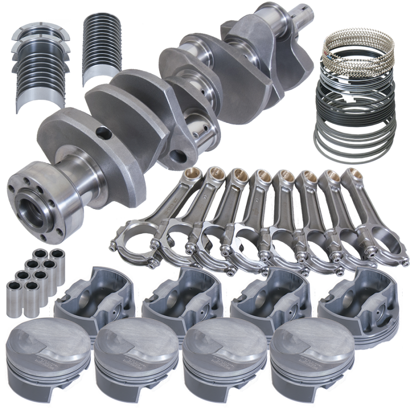 Eagle Chevy 454 1Pc 4.250in Crank 6.385in I-Beam Rods 18cc Dome 4.310in Pistons Rotating Assembly