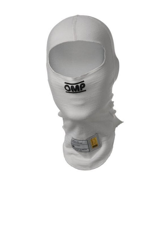 OMP TECNICA EVO BALACLAVA FIA 8856-2018 WHITE SZ S