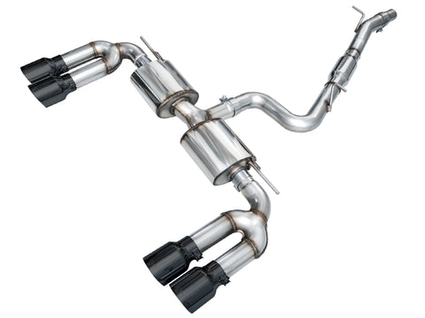 AWE Tuning 22-24 Audi 8Y S3 Touring Edition Exhaust - Diamond Black Tips