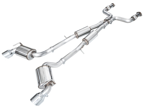 AWE Tuning 2023 Nissan Z RZ34 RWD Touring Edition Cat-Back Exhaust System w/ Chrome Silver Tips