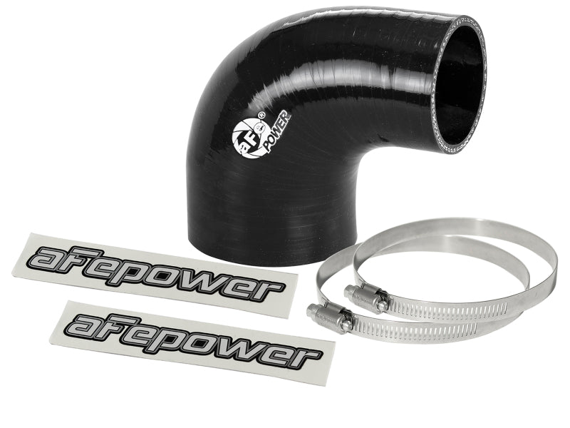 aFe Magnum FORCE Intake Coupling Kit (2-3/4 IN ID to 2 IN ID x 90 Deg.) Elbow Coupler - Black