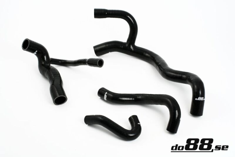 do88 92-96 Audi S2/RS2 2.2T (ABY/ADU) Radiator Hoses - Black