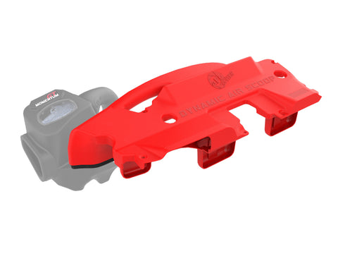 aFe POWER Red Edition Dynamic Air Scoop XL for Intake Kits 50-70119D and 50-70119R