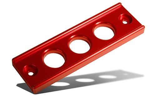 BLOX Racing Billet Battery Tiedown - Silver