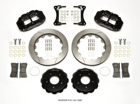 Wilwood Narrow Superlite 4R Front Hat Kit 12.88in 2007-Up Jeep Wrangler