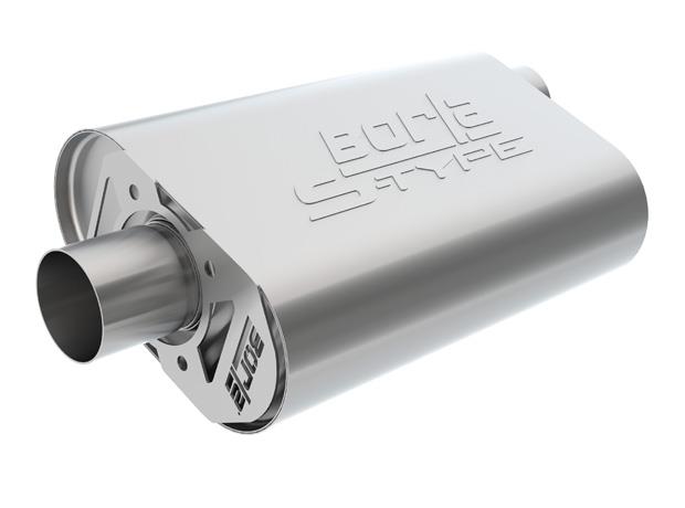 Borla CrateMuffler Stock SBF 289/302 (Exc. Coyote) ATAK 2.25in Inlet/Outlet Oval Muffler