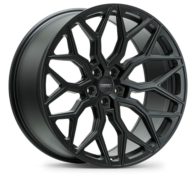 Vossen HF-2 19x10.5 / 5x112 / ET19 / 66.56 / Deep - Satin Black Wheel