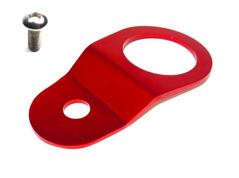 Torque Solution Red Radiator Stay Bracket: 08-11 Subaru Impreza/08-13 WRX/STi/05-09 Legacy