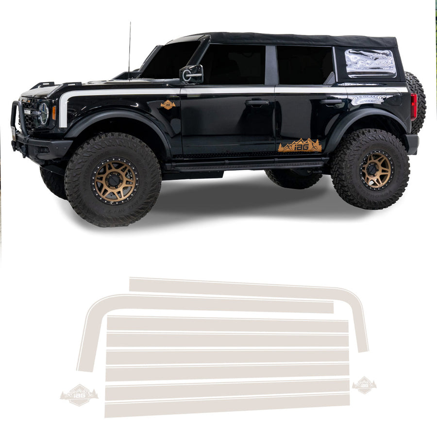 IAG BOSS Style Vinyl Stripe Kit 4 Door