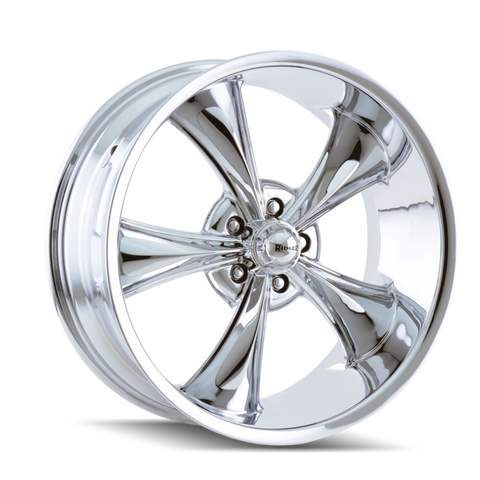 Ridler 695 22x9 / 5x127 BP / 0mm Offset / 83.82mm Hub Chrome Wheel
