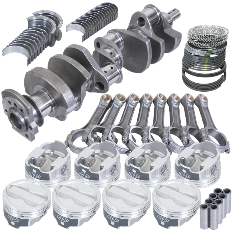 Eagle Chevy 350 3.750in Crank 6.000in I-Beam Rods -18cc 4.040in Pistons Rotating Assembly