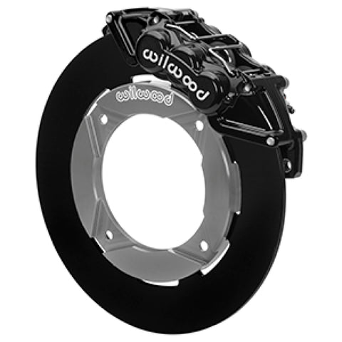 Wilwood 2019 Polaris Turbo UTV6 Front Kit 11.25in - Black