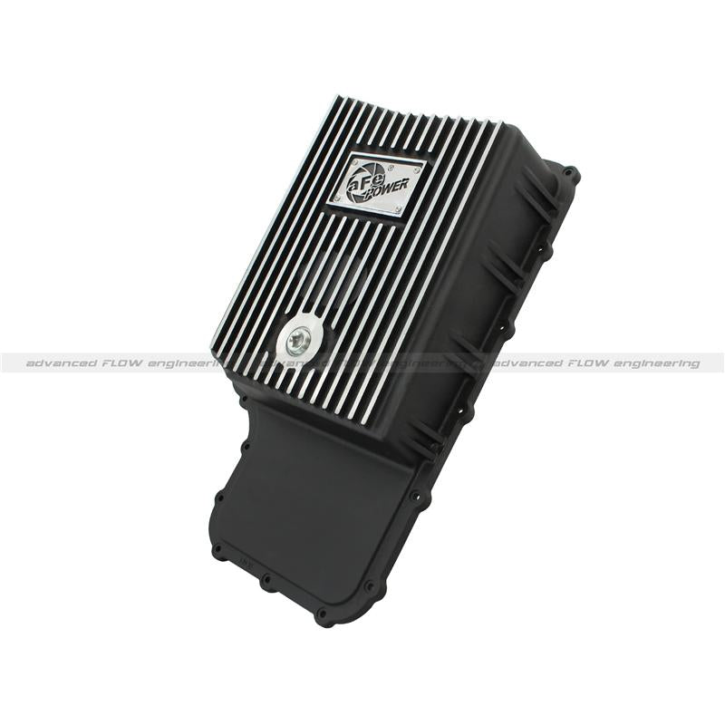 aFe Transmission Pan Cover (Raw); Dodge Diesel Trucks 07.5-12 L6-6.7L (td)
