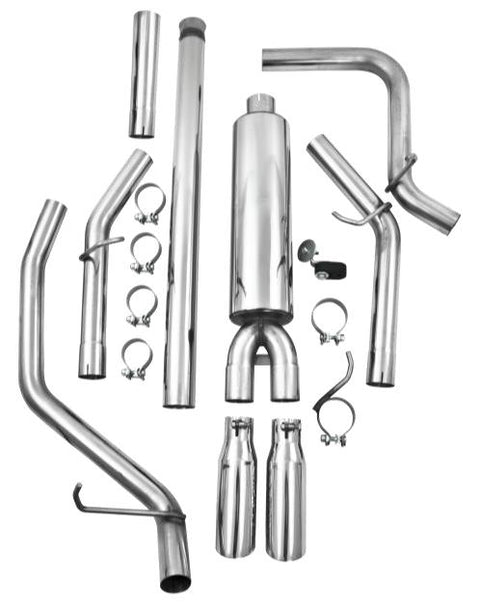 MBRP 14 Chevy/GMC 1500 Silverado/Sierra 4.3L V6/5.3L V8 Dual Split Side T409 3in Cat Back Exhaust