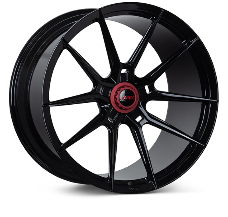 Vossen x Novitec NF10 22x12 / 5x114.3 / ET42 - Gloss Black Wheel - (GTC4Lusso - Rear)