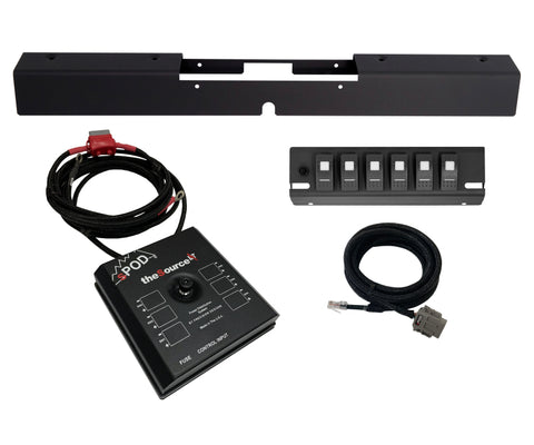 sPOD 03-06 Jeep Wrangler TJ/LJ SourceLT w/ Green LED Switches