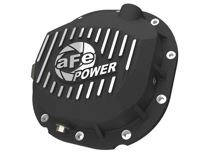 aFe 90-14 Ford F-150 Rear Differential Cover - Black w/ Machined Fins
