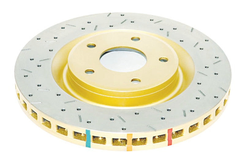 DBA 97-04 Corvette C5/C6 Front Drilled & Slotted 4000 Series Rotor