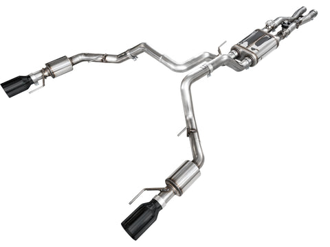 AWE Tuning Gen 3 Raptor R SwitchPath Exhaust - Diamond Black Tips