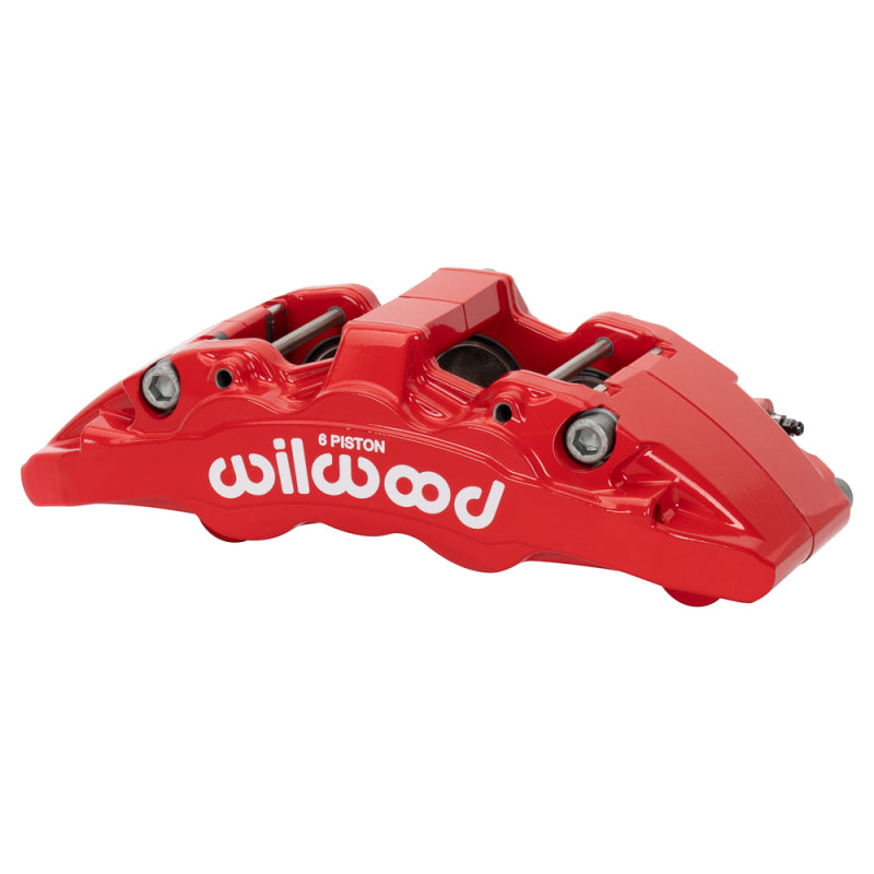 Wilwood caliper AERO6-DM jeep 18-21 1.75/1.62/ 1.62 1.25 rotor R/H red