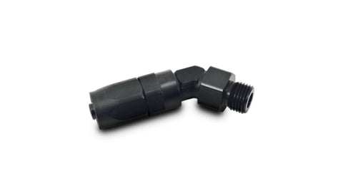 Vibrant Male -6AN 45 Degree Hose End Fitting - 9/16-18 Thread (6)