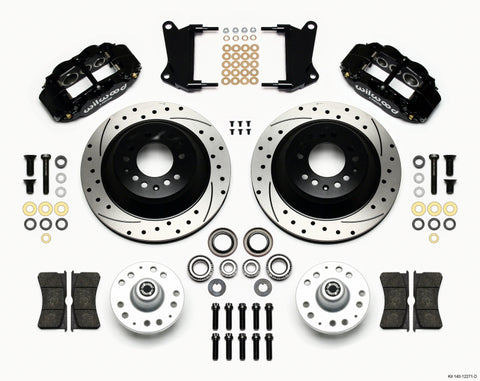 Wilwood Narrow Superlite 6R Front Hub & 1PC Rtr Kit 12.88in Drilled 67-69 Camaro 64-72 Nova Chevelle