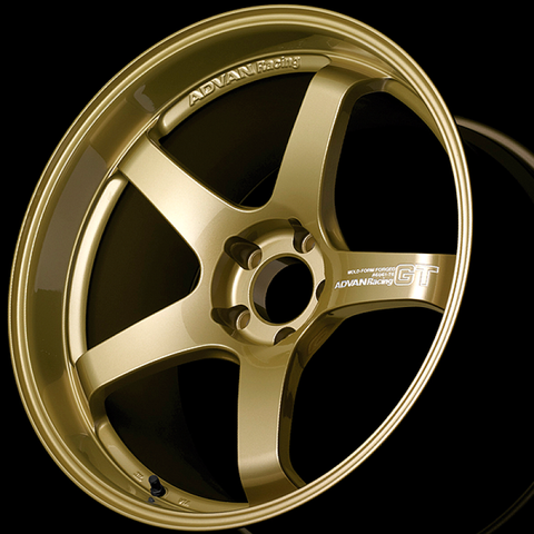 Advan GT for Porsche 18x10.0 / +40 Offset / 5x130 / 71.6mm Bore / Racing Gold Metallic