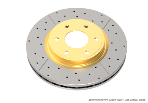 DBA 14-19 Audi A6 Front Street Drilled & Slotted Rotor