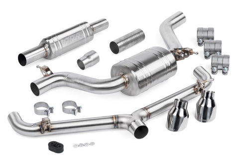 APR 20-21 Volkswagen GTI TCR (MK7.5) Catback Exhaust System w/Front Muffler