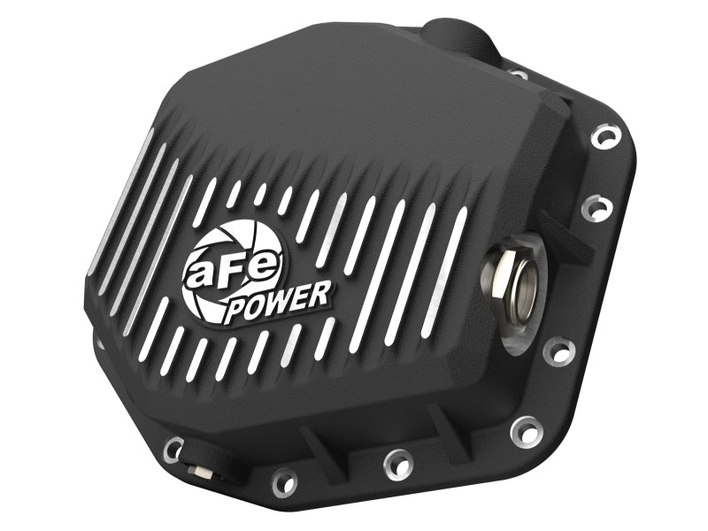 aFe Ford Bronco Raptor 22-25 V6-3.0L POWER Pro Series Rear Differential Cover Black w/ Machined Fins