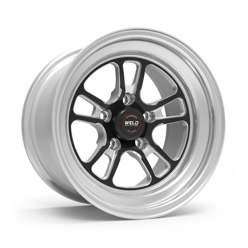 Weld S70 15x6 / 5x4.75 BP / 3.5in. BS Black Wheel (Medium Pad) - Non-Beadlock