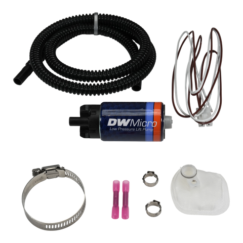 DeatschWerks DW Micro Series 210lph Low Pressure Lift Fuel Pump w/ Universal Install Kit