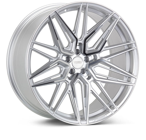 Vossen HF-7 21x12 / 5x120 / ET52 / 72.56 / Deep - Silver Polished Wheel