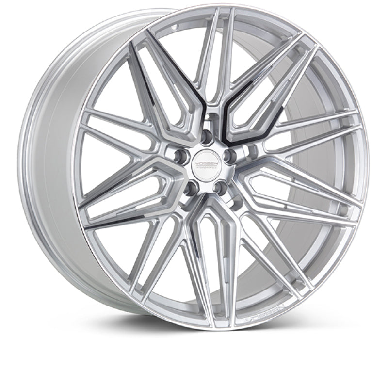 Vossen HF-7 22x10.5 / 5x112 / ET8 / 66.5 / Super Deep - Silver Polished Wheel