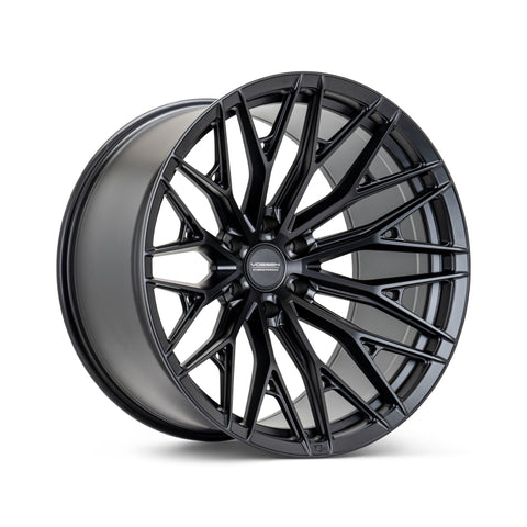 Vossen HFX-6 22x10 - 6x139.7 - ET-18 - Super Deep - 106.1 - Satin Black Wheel