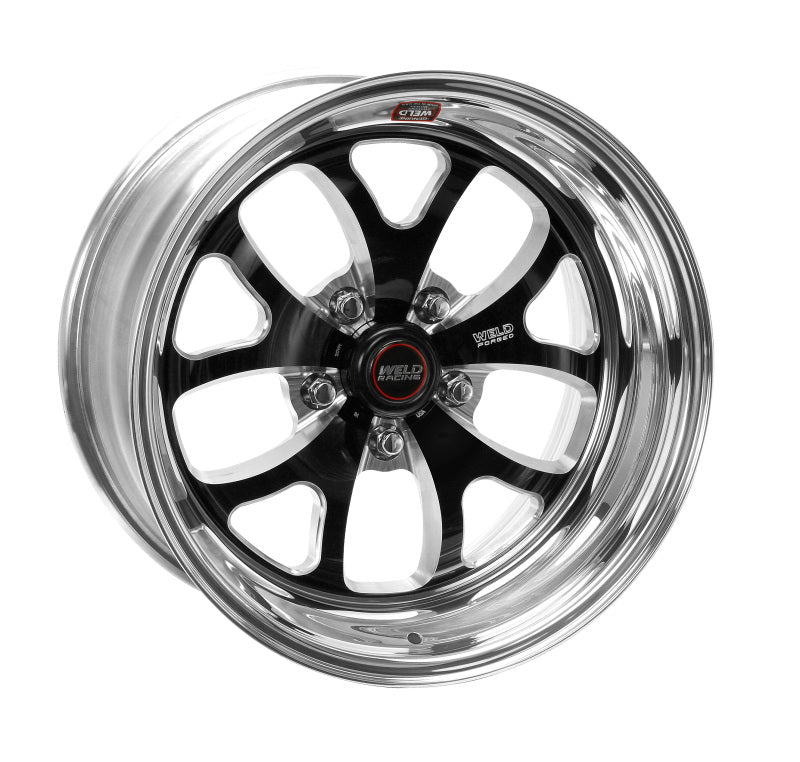Weld S76 17x11 / 5x115mm BP / 5.8in. BS Black Wheel (Medium Pad) - Non-Beadlock