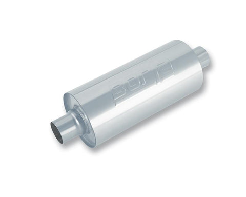 Borla Heavy Duty (Truck) Muffler - 3in Center-Center 24in x 6.75in Round (Notched)