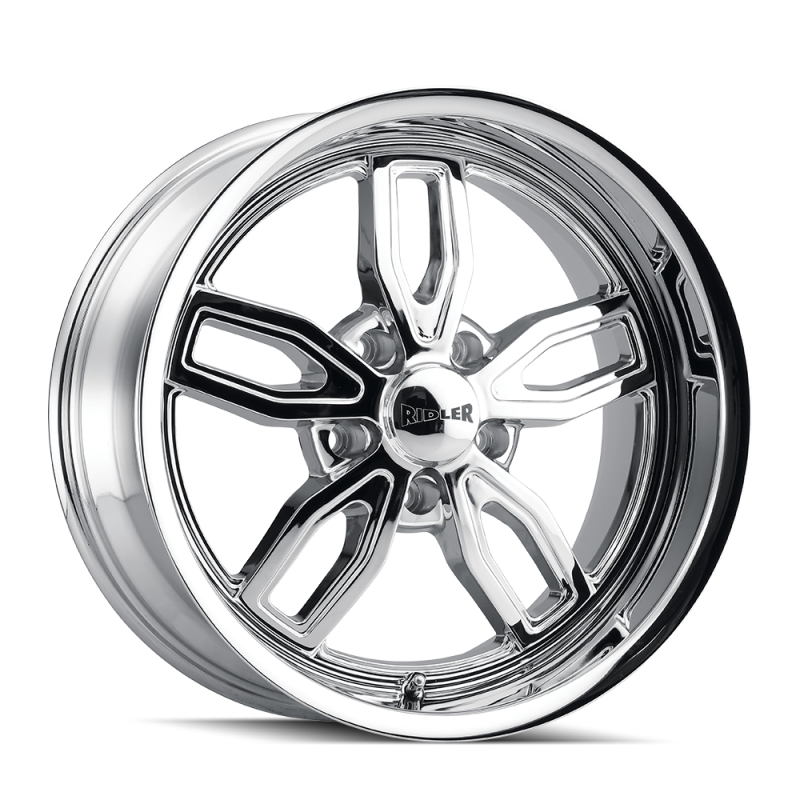 Ridler 608 20x8.5 / 5x127 BP / 0mm Offset / 78.3mm Hub Chrome Wheel