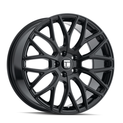 Touren 3276 TR76 20x8.5 / 5x112 BP / 35mm Offset / 66.56mm Hub Gloss Black Wheel
