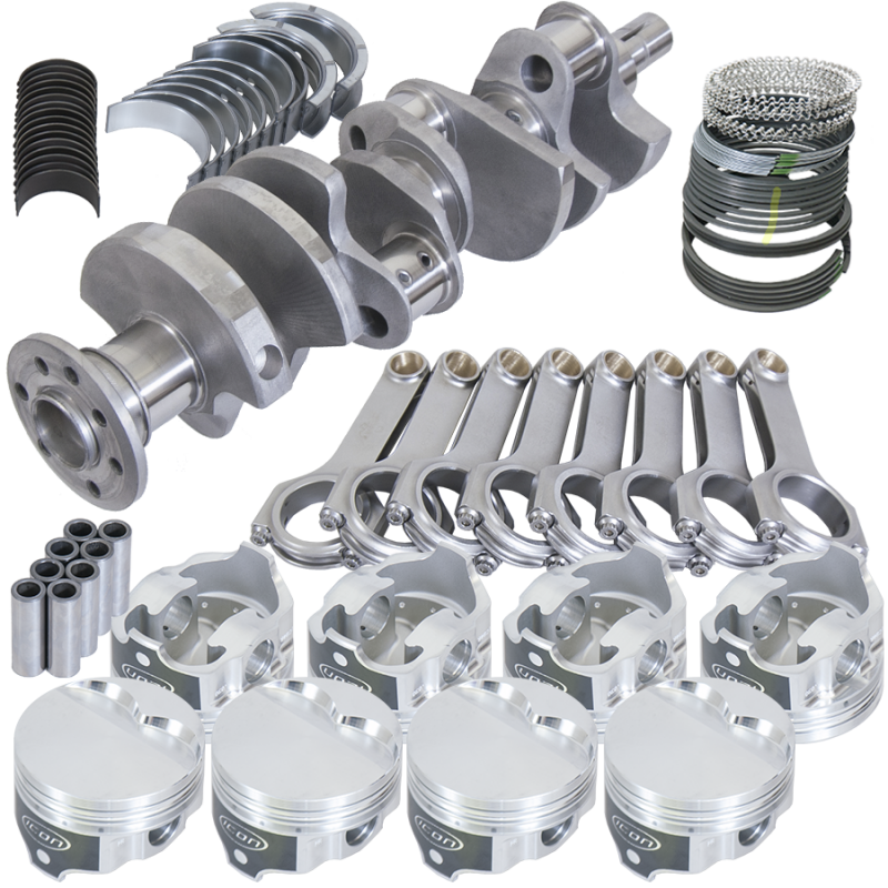 Eagle Chrysler 318 4.000in Crank 6.123in H-Beam -4.7cc Flat Top 3.940in Pistons Rotating Assembly