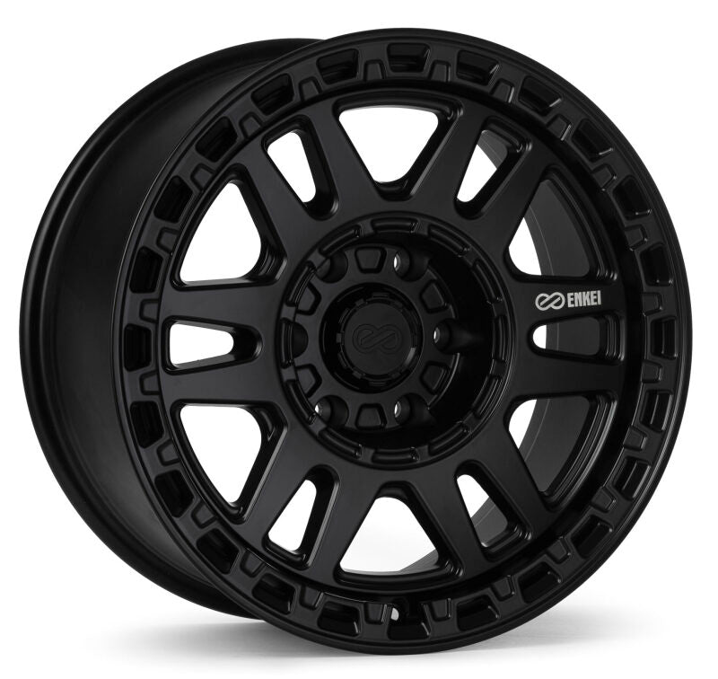 Enkei Trail-Tracker 18x9 / 6x139.7 BP / ET42 / 106.1mm Bore - Matte Black Wheel
