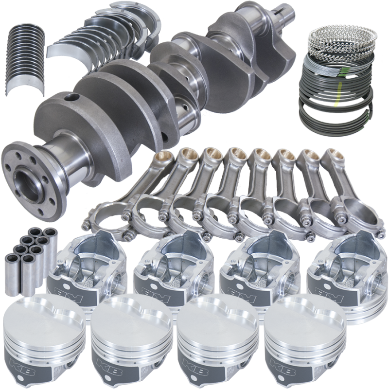 Eagle Chrysler 360 3.580in Crank 6.123in I-Beam Rods -5cc Flat Top 4.040in Pistons Rotating Assembly