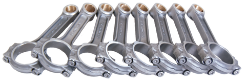 Eagle Chevrolet Small Block 6.000in 4340 I-Beam Connecting Rods w/ ARP 8740 (Set of 8)